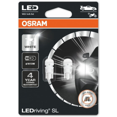 Крушки и ксенонови светлини Osram LED интериорни крушки LEDriving SL W5W, white (2 бр.) | race-shop.bg