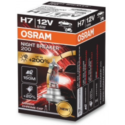 Osram халогенни крушки за фарове NIGHT BREAKER 200 H7 (1 бр.)