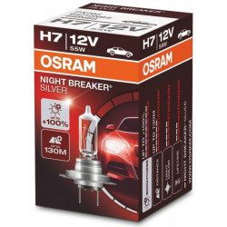 Osram халогенни крушки за фарове NIGHT BREAKER SILVER H7 (1 бр.)