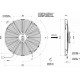 Вентилатори 12V Универсален електрически вентилатор SPAL 385мм - всмукващ , 12V | race-shop.bg