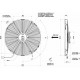 Вентилатори 12V Универсален електрически вентилатор SPAL 385мм - издуващ, 12V | race-shop.bg