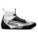 FIA състезателни обувки Sparco SUPERLEGGERA, бял/черен