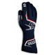 Състезателни ръкавици Sparco Arrow с FIA (външни шевове) blue/red