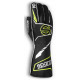 Състезателни ръкавици Sparco FUTURA с FIA (външен шев) черно/жълто