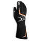 Ръкавици Състезателни ръкавици Sparco Tide с FIA (външни шевове) черно/оранжево | race-shop.bg
