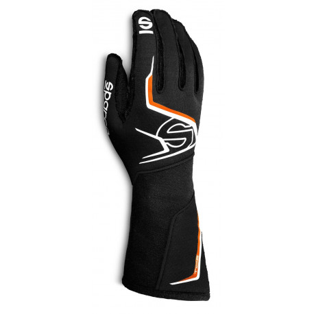 Ръкавици Състезателни ръкавици Sparco Tide с FIA (външни шевове) black/orange | race-shop.bg