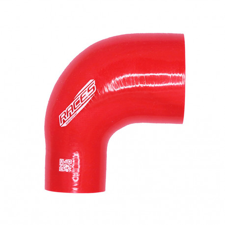 Колена 90° редукционни Силиконово коляно RACES Silicone преходно 90°, 67мм (2,64") до 76мм (3") | race-shop.bg