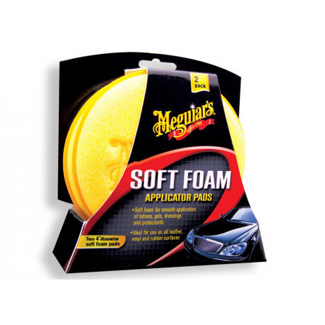 Аксесоари Meguiars Soft Foam Applicator Pads - дунапренени апликатори (2 броя) | race-shop.bg