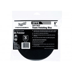 Meguiars Soft Buff Foam Finishing Disc 6" - завършващ и восъчен диск за DA полираща машина (мека), 6 инча