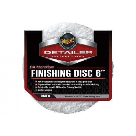 Аксесоари Meguiars DA Microfiber Finishing Disc 6" - микрофибърен диск, 6 инча (2 бр.) | race-shop.bg