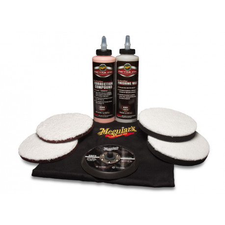Autodetailing sets Meguiars DA Microfiber Correction System Kit 5" - пълен комплект микрофибърни кърпи за реновиране на боя | race-shop.bg