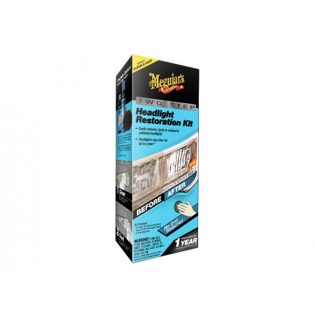 Autodetailing sets Meguiars Двойна стъпка комплект за възстановяване на фарове - революционен комплект за възстановяване на фарове в две стъпки | race-shop.bg