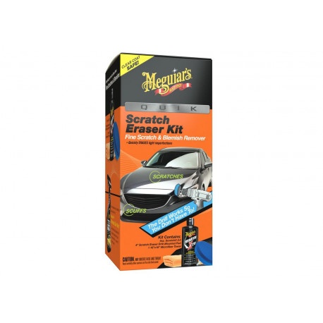 Autodetailing sets Meguiars Quik Scratch Eraser Kit - комплект за локално отстраняване на дефекти по боята | race-shop.bg