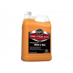 Meguiars Citrus Blast Wash & Wax - топ професионален шампоан за колело с восък и цитрусов аромат, 3,79 l