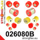 Passat B5 FWD (96-05) STRONGFLEX - 026080B: Предно окачване bush kit | race-shop.bg