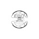 Спирачни дискове и накладки EBC Задни спирачни челюсти EBC Replacement 6585 | race-shop.bg