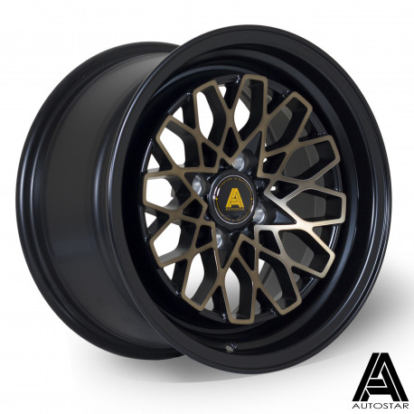 Алуминиеви джанти Autostar джантa Autostar Geo 15X8 4X100 67,1 ET25, Black | race-shop.bg