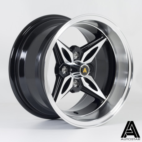 Алуминиеви джанти Autostar джантa Autostar Kanji 14X8 4X100 67,1 ET-5, Black | race-shop.bg
