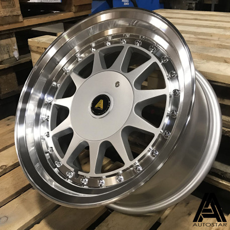 Алуминиеви джанти Autostar джантa Autostar Raider 15X7.5 4X100/4X108 67,1 ET20, Silver | race-shop.bg