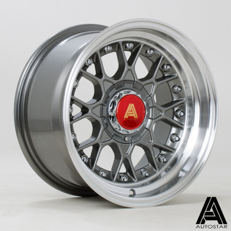 Алуминиеви джанти Autostar джантa Autostar Sprint 15X8 4X100/4X114 73,1 ET0, Gunmetal | race-shop.bg