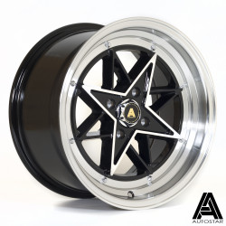 джантa Autostar STR 15X8 4X100 73,1 ET25, Black