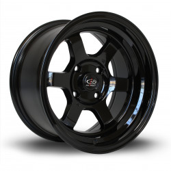 джантa Rota Grid-V 15X8 4X100 67,1 ET0, Black