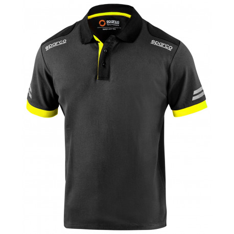 Тениски SPARCO TECH POLO TW - сиво/жълто | race-shop.bg