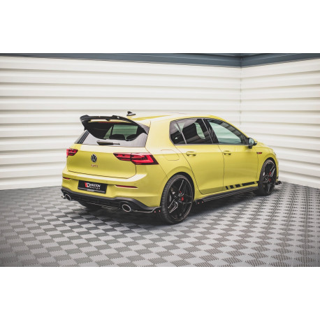 Бодикит и визуални аксесоари MAXTON DESIGN задни странични сплитери + клапи за Volkswagen Golf 8 GTI Clubsport, гланц черен, V1 | race-shop.bg