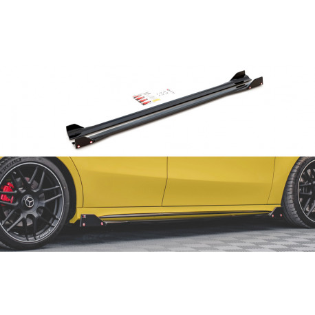 Бодикит и визуални аксесоари Странични прагове V.2 + Flaps Mercedes-AMG A45 S | race-shop.bg