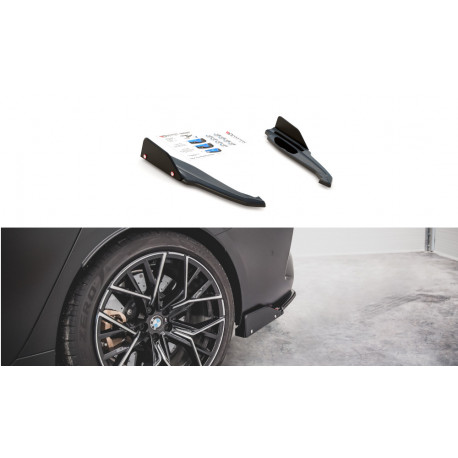 Бодикит и визуални аксесоари MAXTON DESIGN задни странични сплитери + клапи за BMW M8 Gran Coupe F93, гланц черен, V1 | race-shop.bg