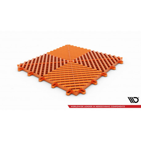 Сервизни станове и платна Модулен MAXTON Floor (1x1m), orange | race-shop.bg
