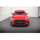 Бодикит и визуални аксесоари MAXTON DESIGN Street Pro преден сплитер + клапи за Audi A3 8Y, черен | race-shop.bg