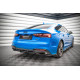 Бодикит и визуални аксесоари MAXTON DESIGN централен заден сплитер за Audi A5 S-Line F5 Facelift (с вертикални ленти), гланц черен | race-shop.bg