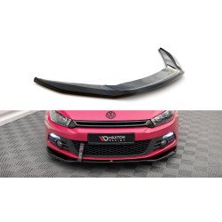 MAXTON DESIGN преден сплитер за Volkswagen Scirocco Mk3, гланц черен, V2