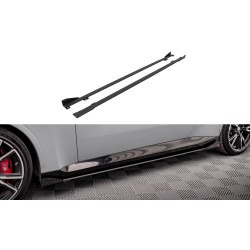 MAXTON DESIGN Street Pro дифузьори за прагове + клапи на BMW 2 Coupe M-Pack / M240i G42, черен