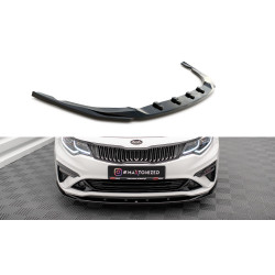 MAXTON DESIGN преден сплитер за Kia Optima Mk4 Facelift, гланц черен, V2
