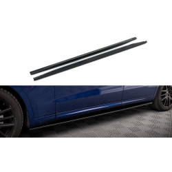 MAXTON DESIGN дифузьори за прагове на Maserati Levante GTS Mk1, гланц черен