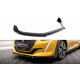 Бодикит и визуални аксесоари MAXTON DESIGN преден сплитер + клапи за Peugeot 208 GT Mk2, гланц черен, V1 | race-shop.bg