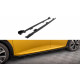 MAXTON DESIGN Street Pro дифузьори за прагове + клапи на Peugeot 208 GT Mk2, черен