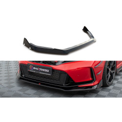 MAXTON DESIGN преден сплитер + клапи за Honda Civic Type-R Mk 11, гланц черен, V1