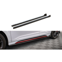 MAXTON DESIGN дифузьори за прагове на Hyundai Kona N Mk1, гланц черен, V2