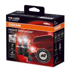 Osram LED крушки NIGHT BREAKER H4 - street legal (2 бр)