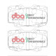Спирачни дискове DBA ПРЕДНИ СПИРАЧНИ НАКЛАДКИ DBA Street Performance DB1739SP | race-shop.bg