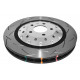 Спирачни дискове и накладки DBA DBA 5000 series T3 Slotted Silver Hat DBA52834SLVS (2 pcs) | race-shop.bg