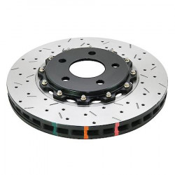 DBA 5000 серия Кръстосана перфорирана и шлицова черна шапка от 2 части DBA5506BLKXS (2 бр.)