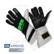 Ръкавици Състезателни ръкавици RRS Virage 2 FIA (външни шевове) зелен | race-shop.bg