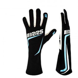 Race gloves RRS Grip 2 with FIA (inside stitching) black blue