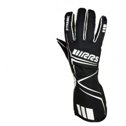 Race gloves DYNAMIC 2 with FIA (inside stitching) black