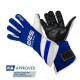 Ръкавици Състезателни ръкавици RRS Virage 2 FIA (външни шевове) син | race-shop.bg