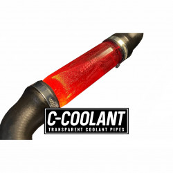 C-COOLANT - Прозрачни тръби за охлаждаща течност, къси (30mm)